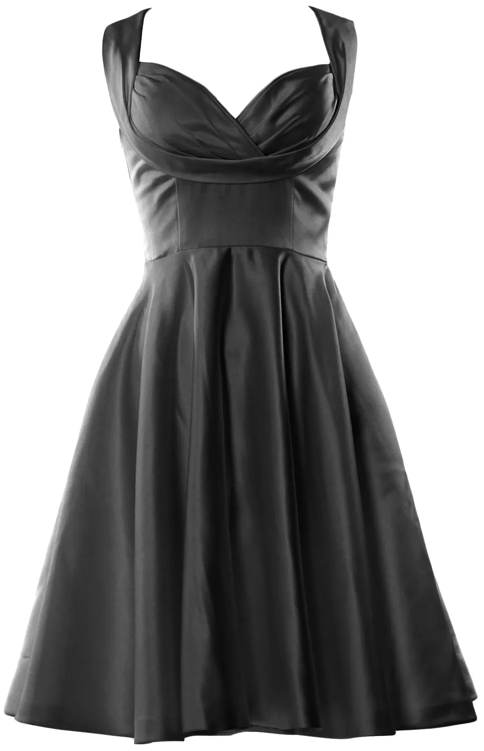 MACloth Women Fitted Sweetheart Knee Length Wedding Party Bridesmaid Dress