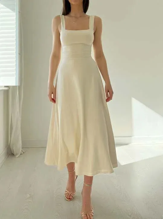 MARCELLA | REVERSIBLE MIDI DRESS