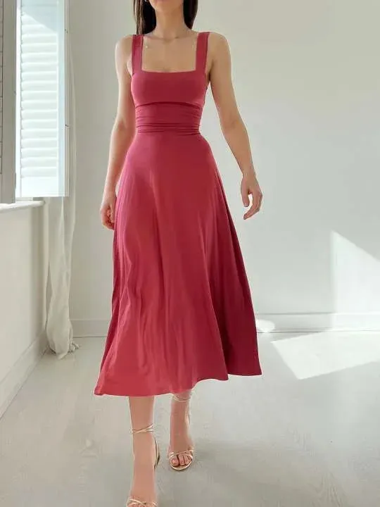 MARCELLA | REVERSIBLE MIDI DRESS