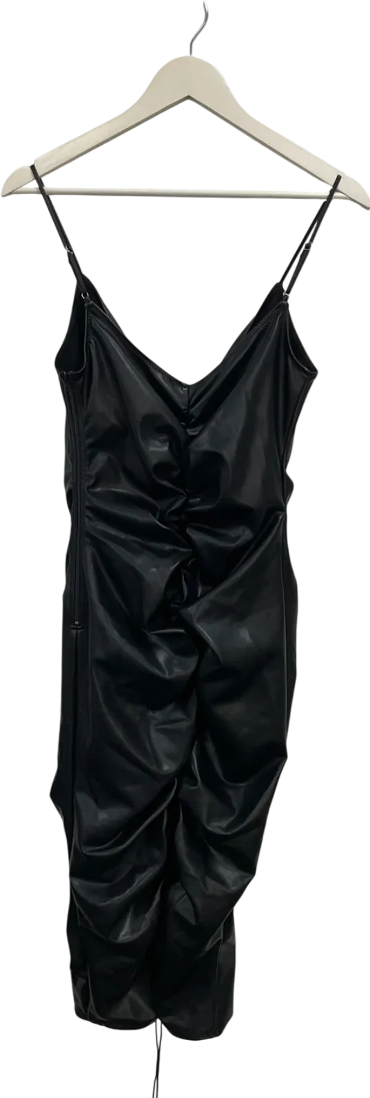 Mars the Label Black The Sada Ruched Midaxi Dress UK 10