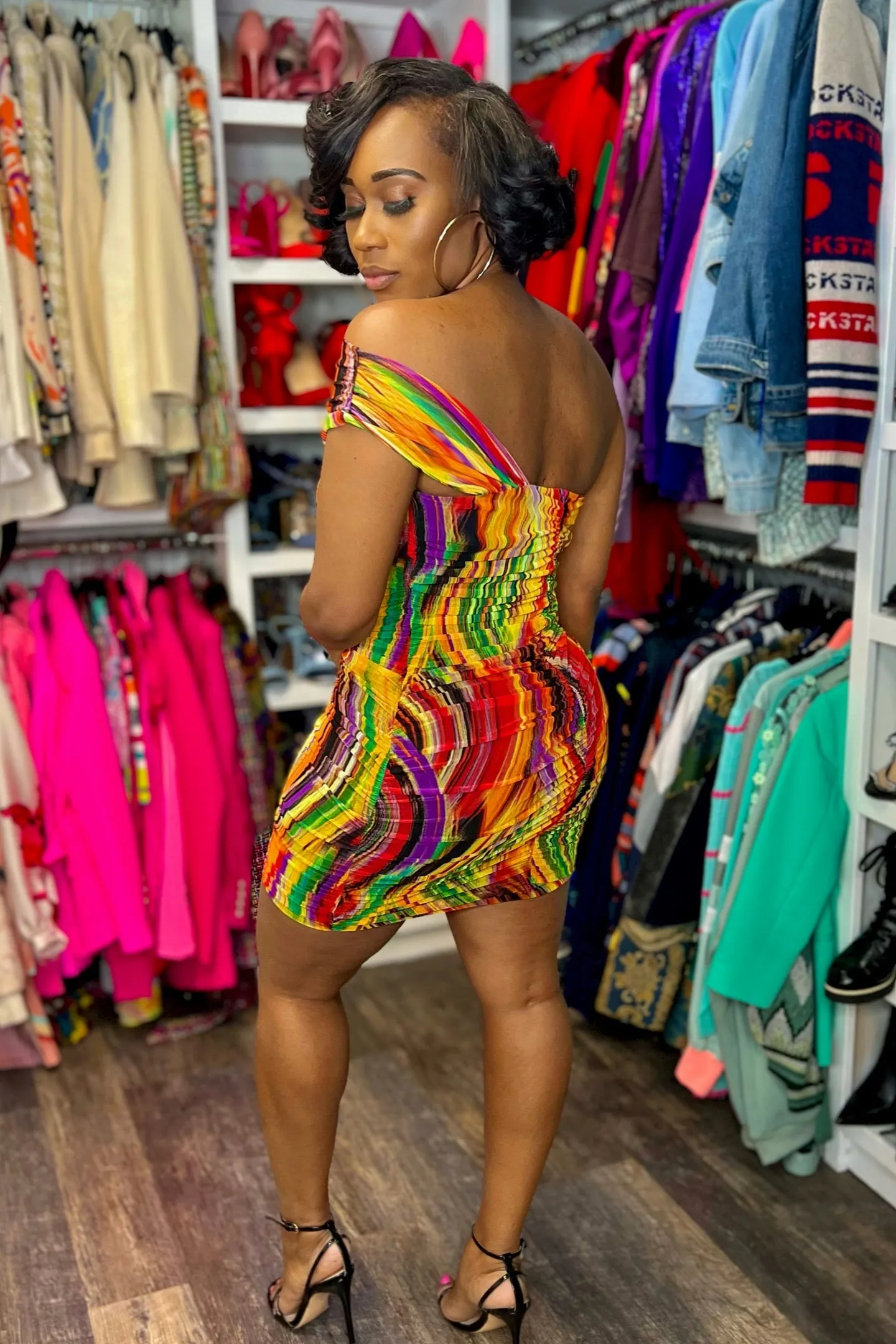 MESH RUCHED MINI