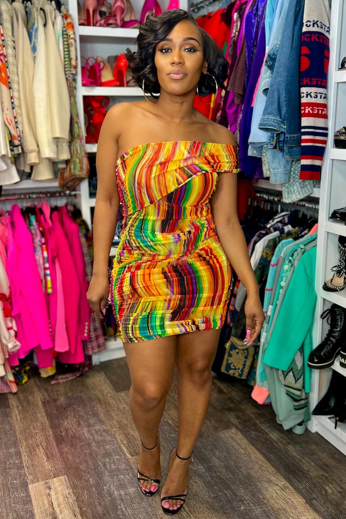MESH RUCHED MINI