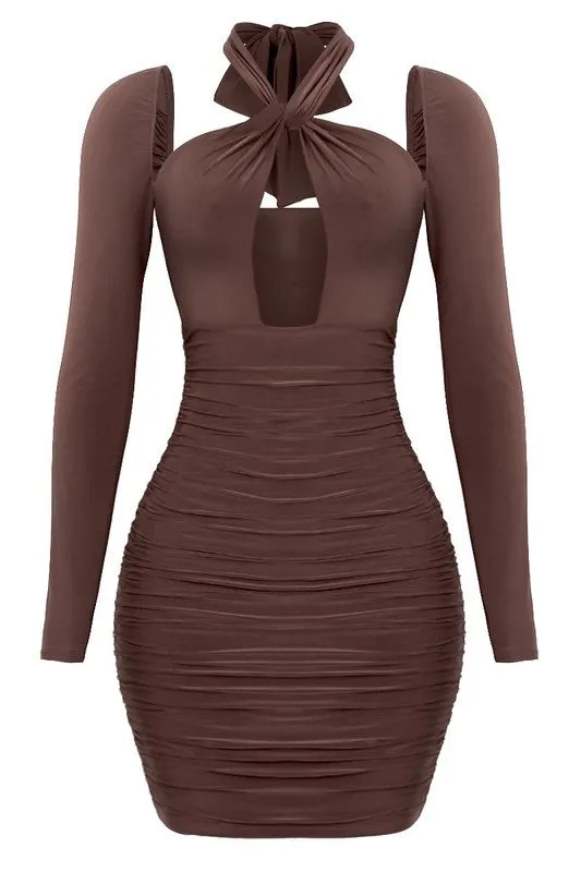 Naivy Dress - Chocolate