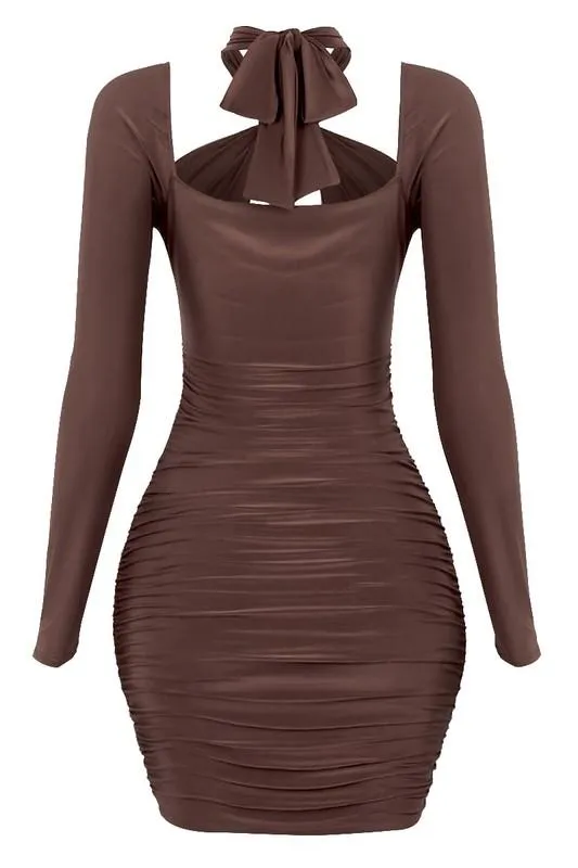 Naivy Dress - Chocolate