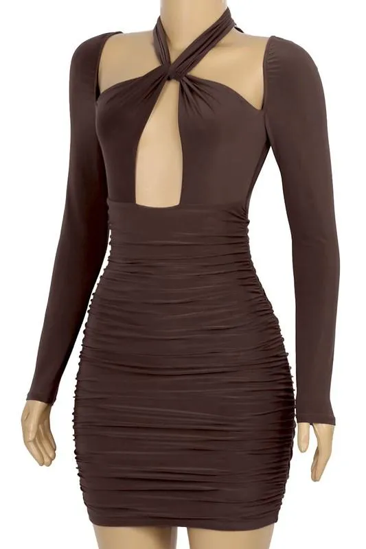Naivy Dress - Chocolate