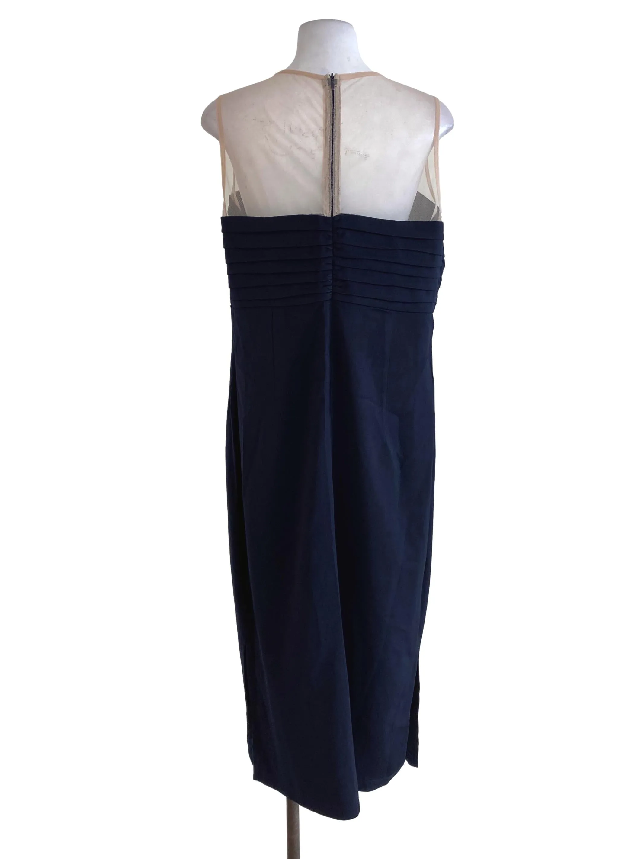 Navy Blue Sweetheart Dress