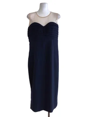 Navy Blue Sweetheart Dress
