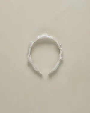 Noralee - Pleated Headband - White