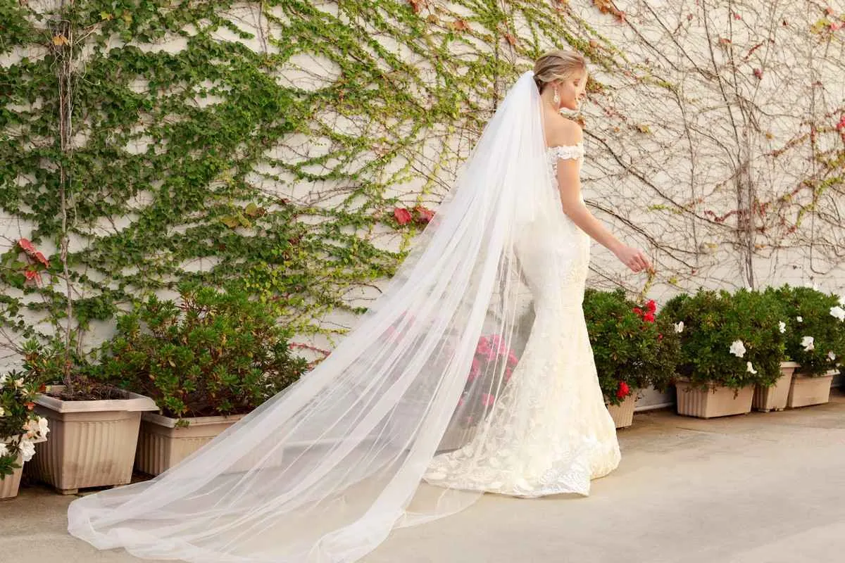 Nox Anabel C439 Off The Shoulder Boho Inspired Lace Mermaid Gown