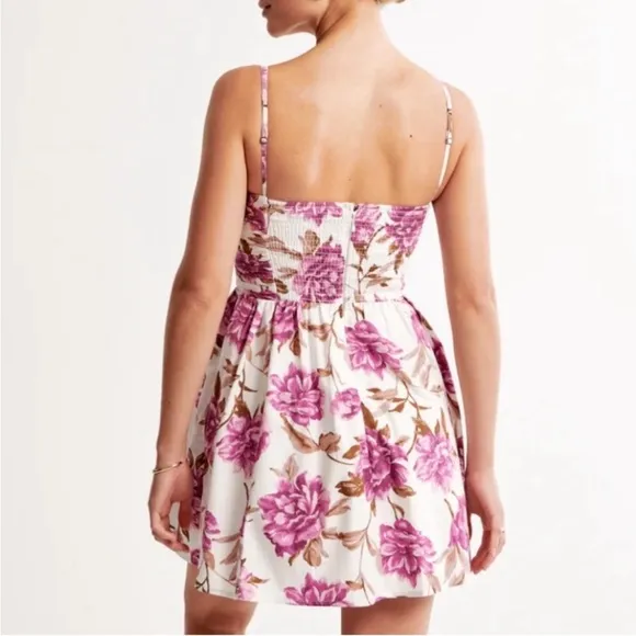 NWT A&amp;F Emerson Poplin Wide Strap Mini Dress XS