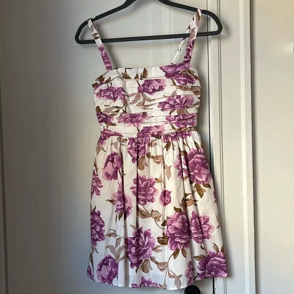 NWT A&amp;F Emerson Poplin Wide Strap Mini Dress XS
