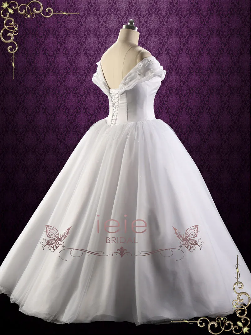 Off Shoulder Ball Gown Wedding Dress CECI