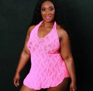 Ohhhkayyy Dress-Pink (Size 1X-3X)