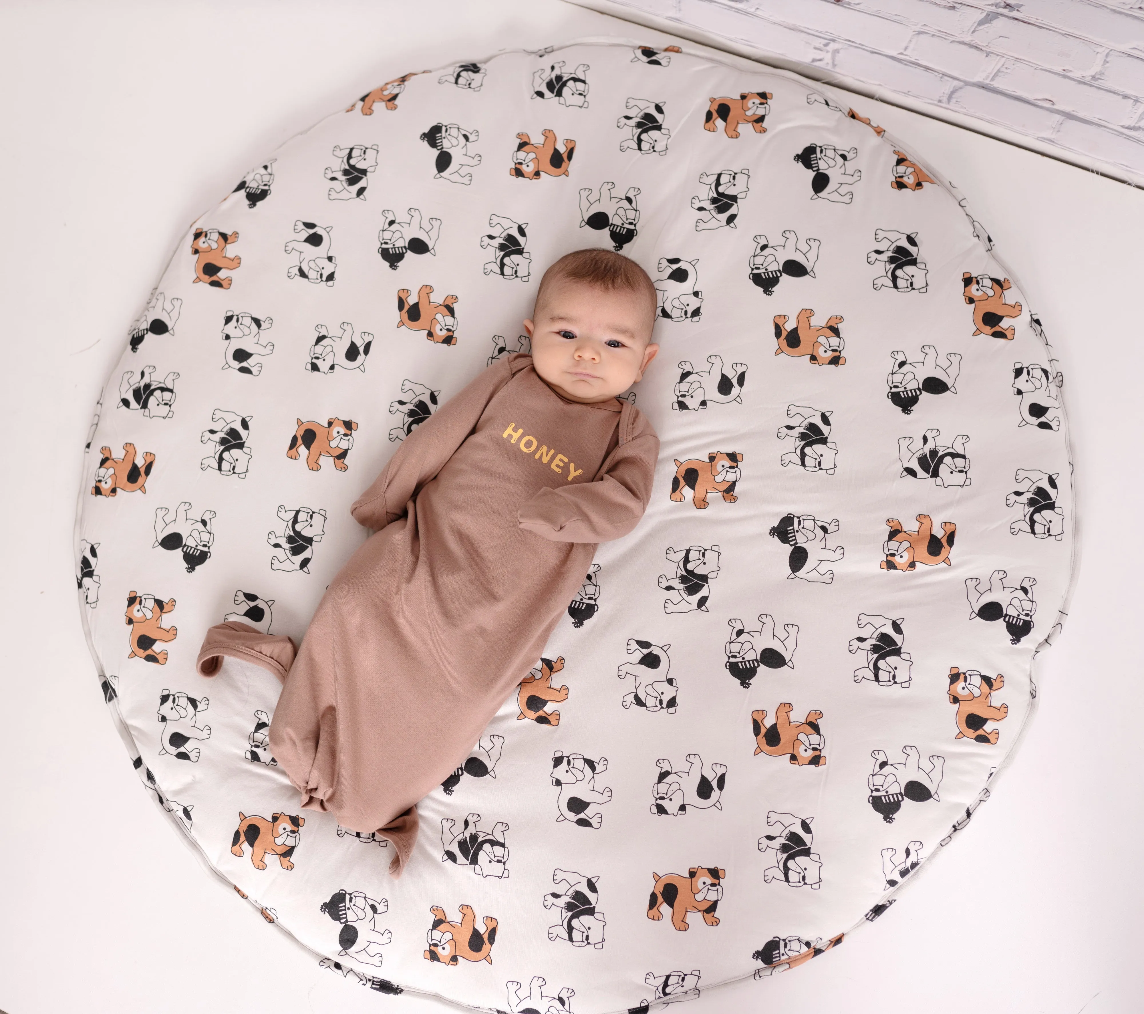 Organic Cotton Knotted Sleeper (Brownie)