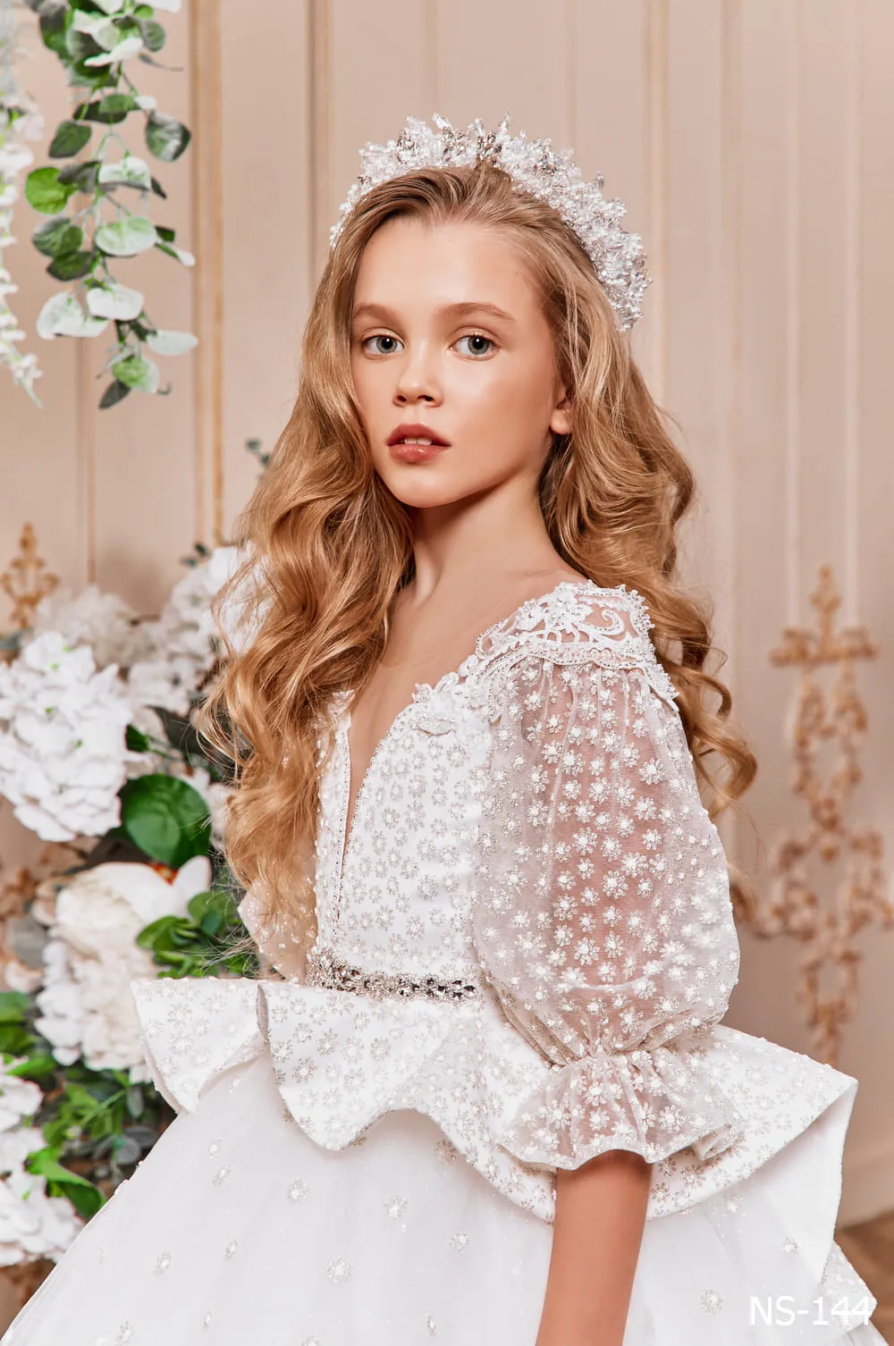 Peplum Dress for Junior Bridesmaids