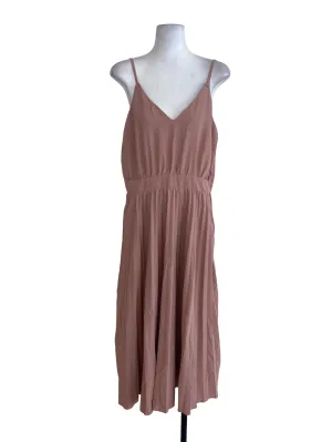 Pink Pleated Dress