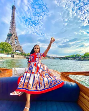 Pleated In Paris Dress