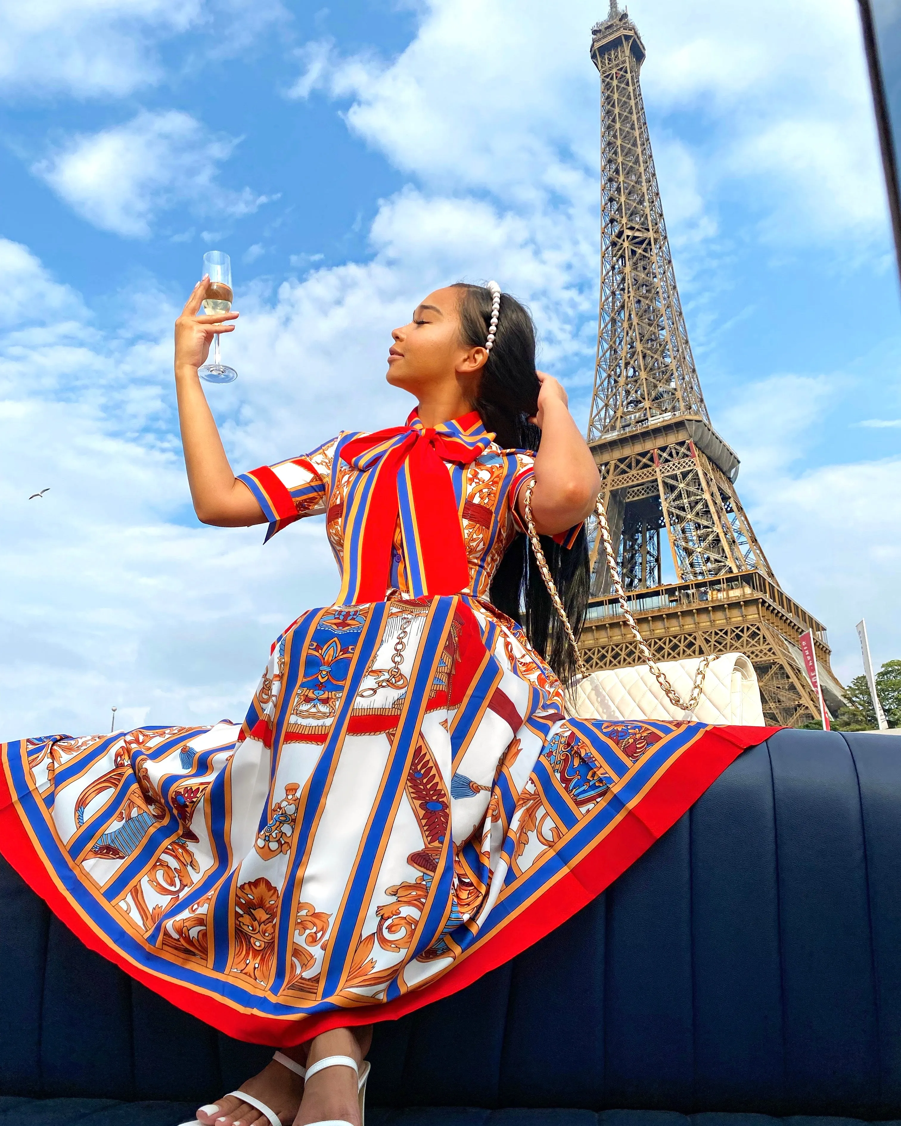 Pleated In Paris Dress