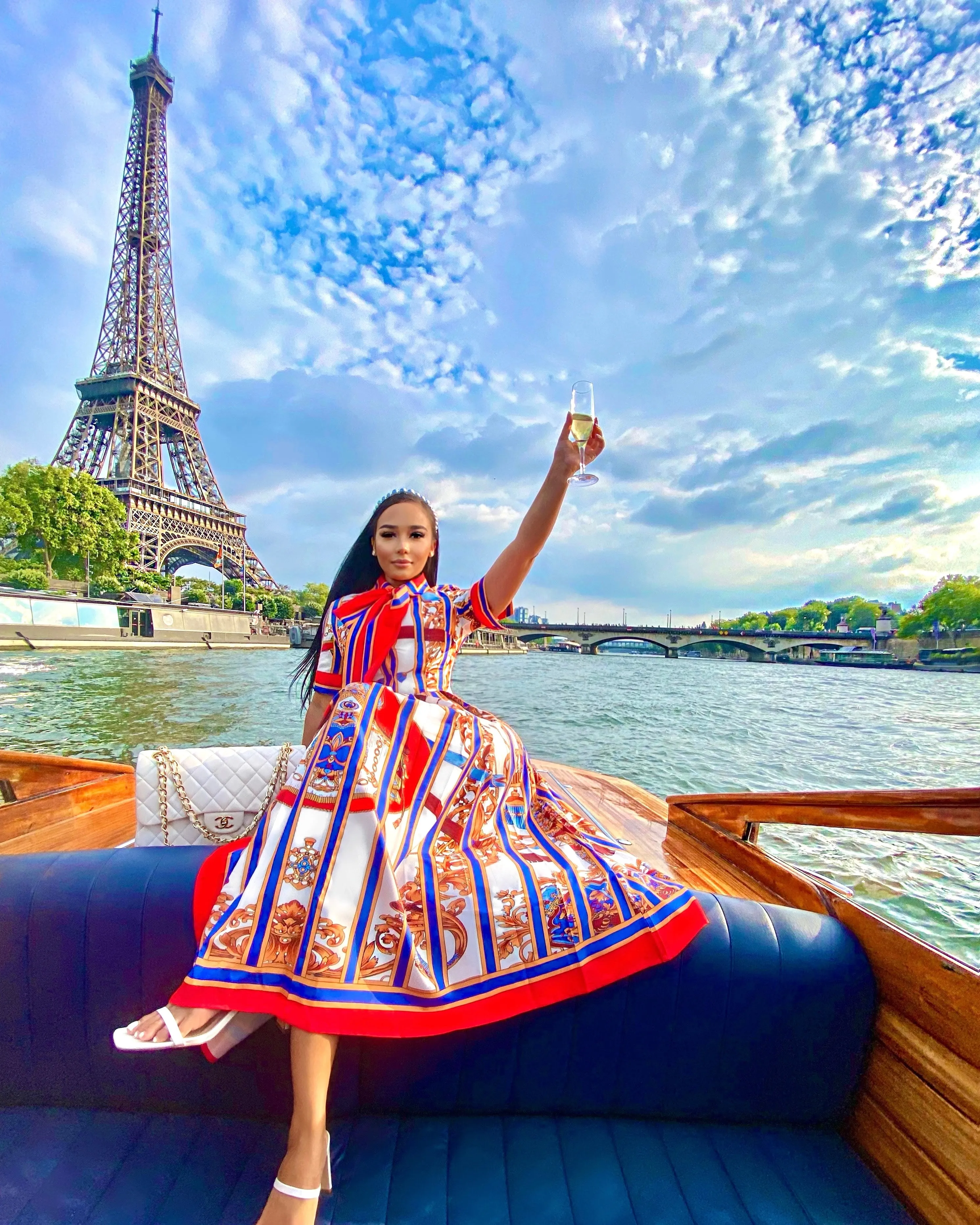 Pleated In Paris Dress