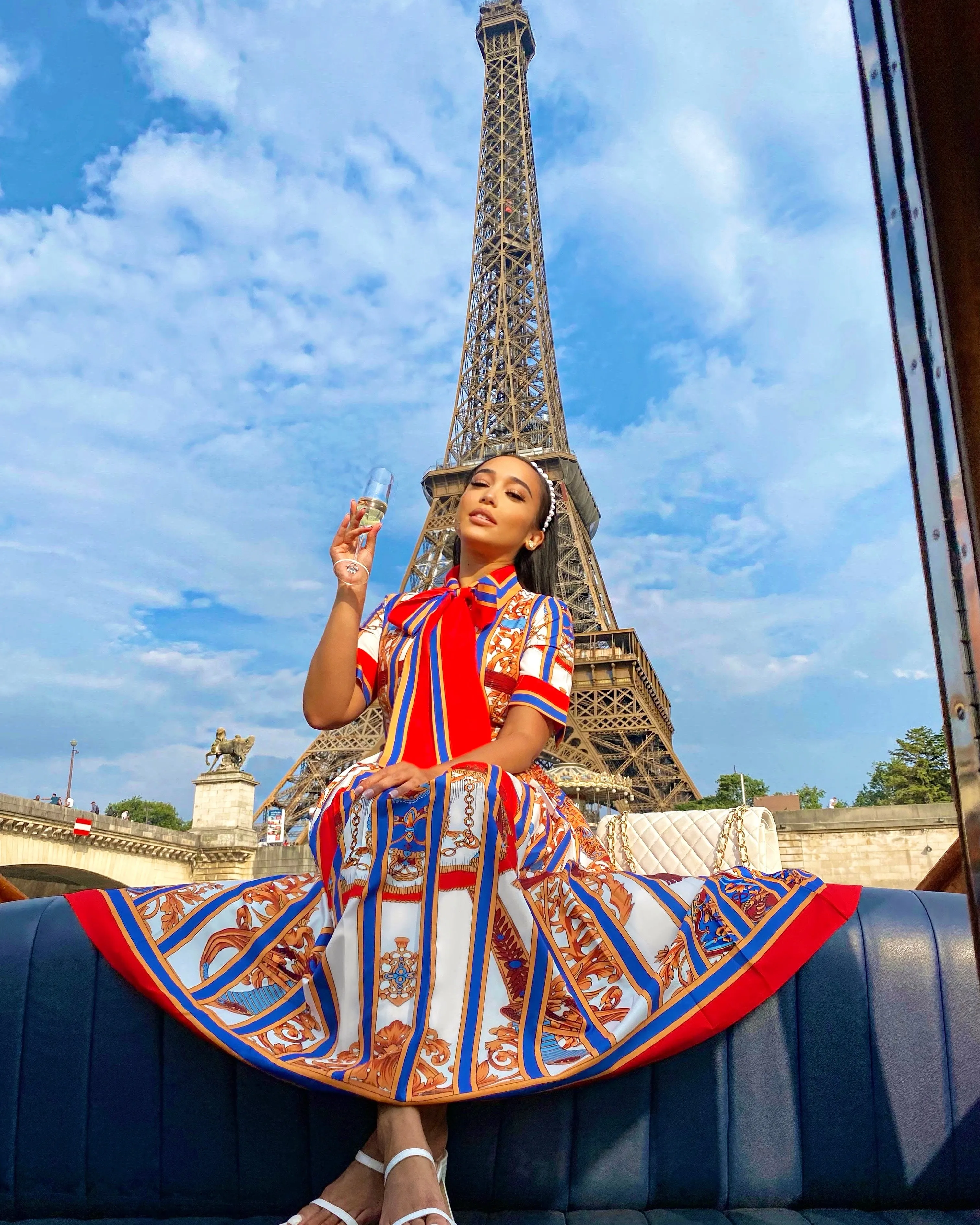 Pleated In Paris Dress