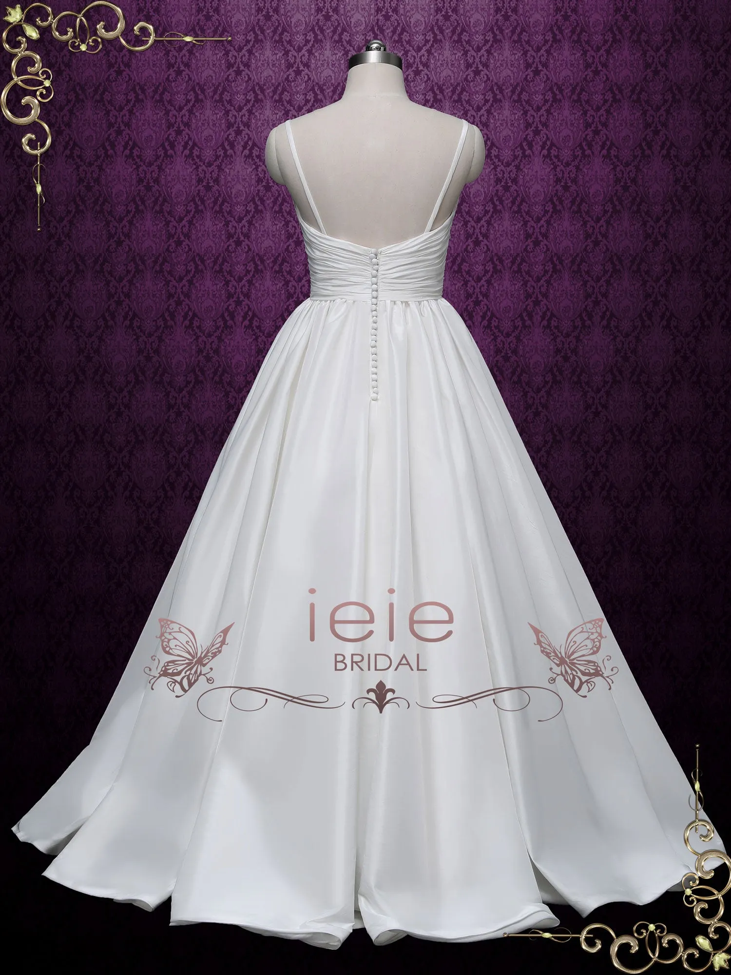 Ready to Ship White Ball Gown Style Wedding Dress