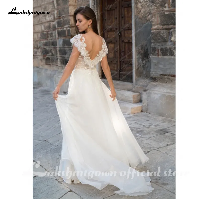 Roycebridal abiti da sposa Lace Wedding Dresses Boho Beach Tulle Marriage Bridal Gowns Custom made Plus Size Princess Party Dresses