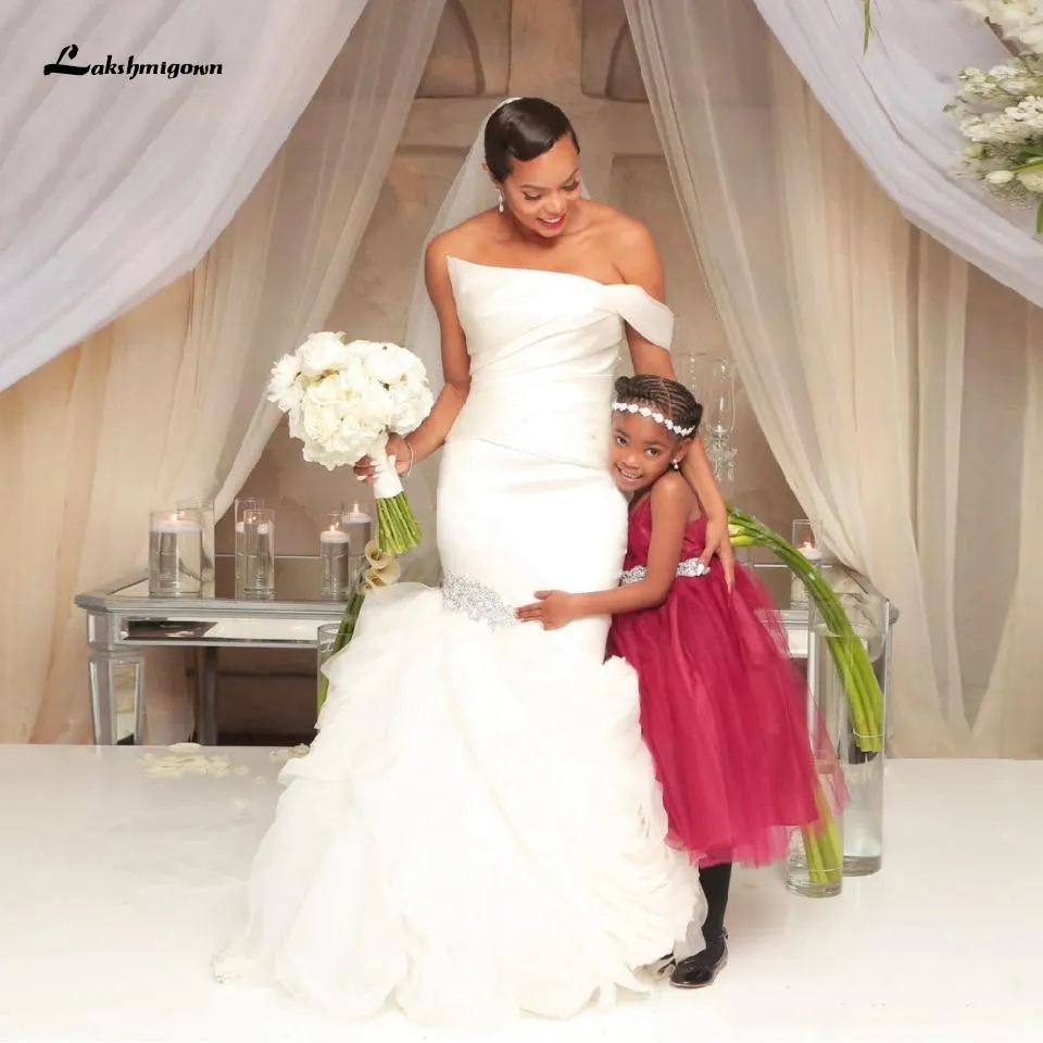 Roycebridal Chic African Mermaid Wedding Dress Dubai Bridal Gowns