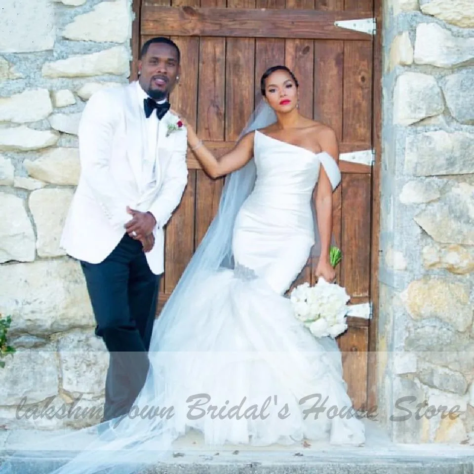 Roycebridal Chic African Mermaid Wedding Dress Dubai Bridal Gowns