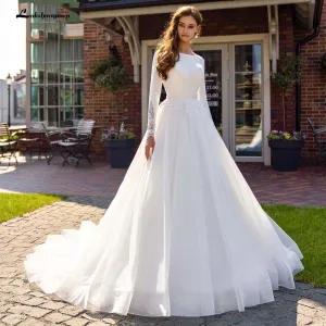 Roycebridal Full Lace Wedding Dresses Wedding Gowns Offer the shoulder