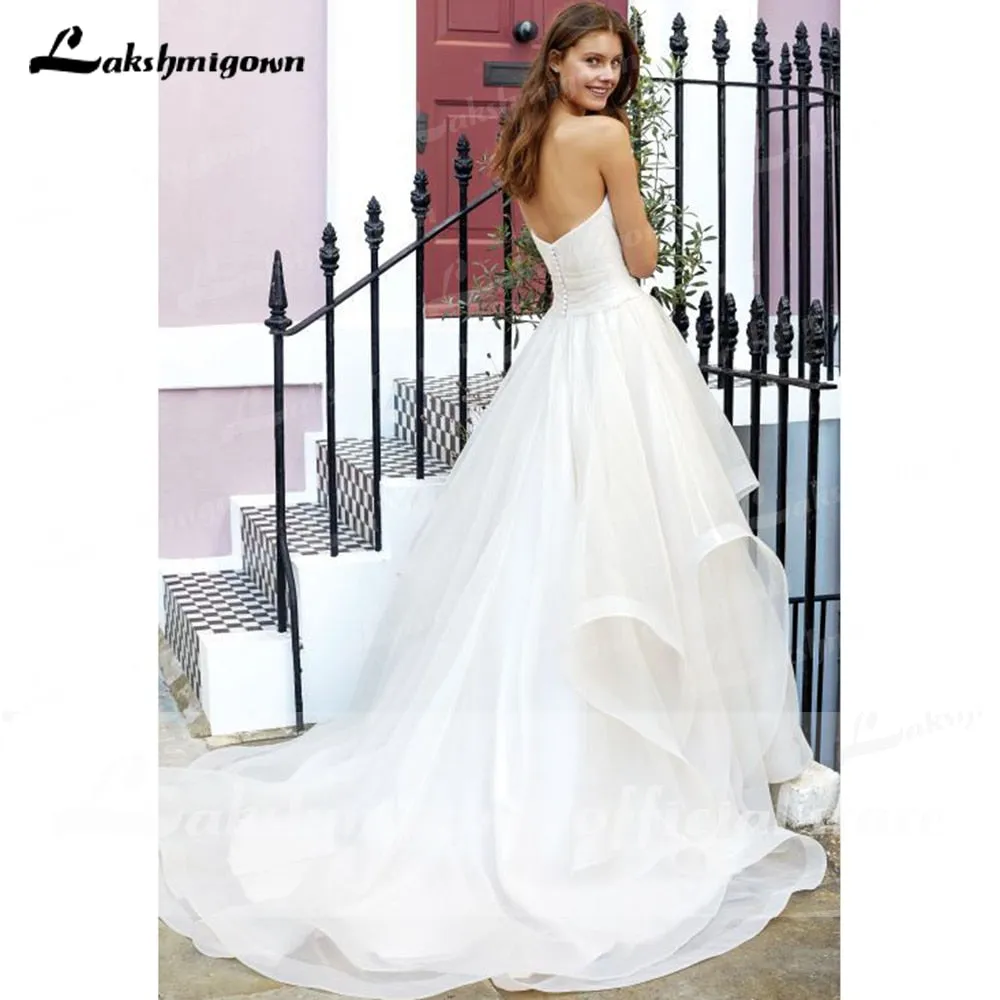 Roycebridal vestido noiva  Simple Sweetheart Pleats Off the Shoulder Bride Wedding Dresses Charming Elegant robe de soirée de mariage