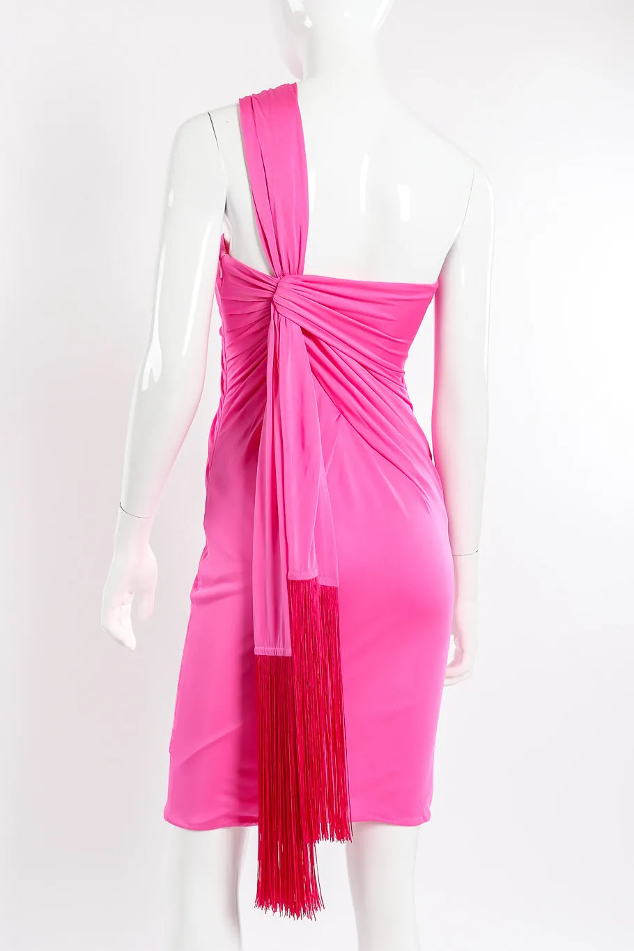 Ruched One Shoulder Dress