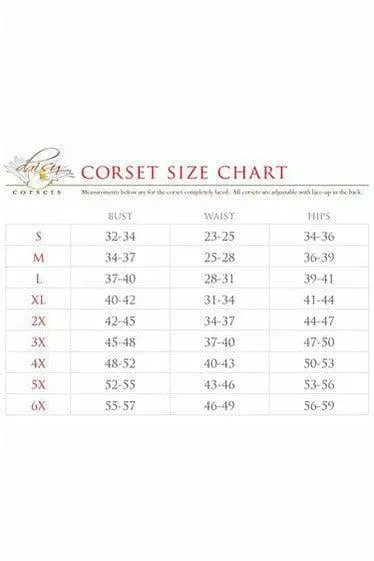Sexy Deluxe Delicious Devil Corset Dress Halloween Costume