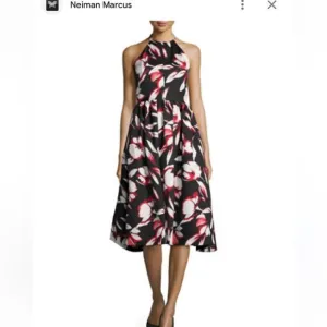 Shoshanna floral print midi dress