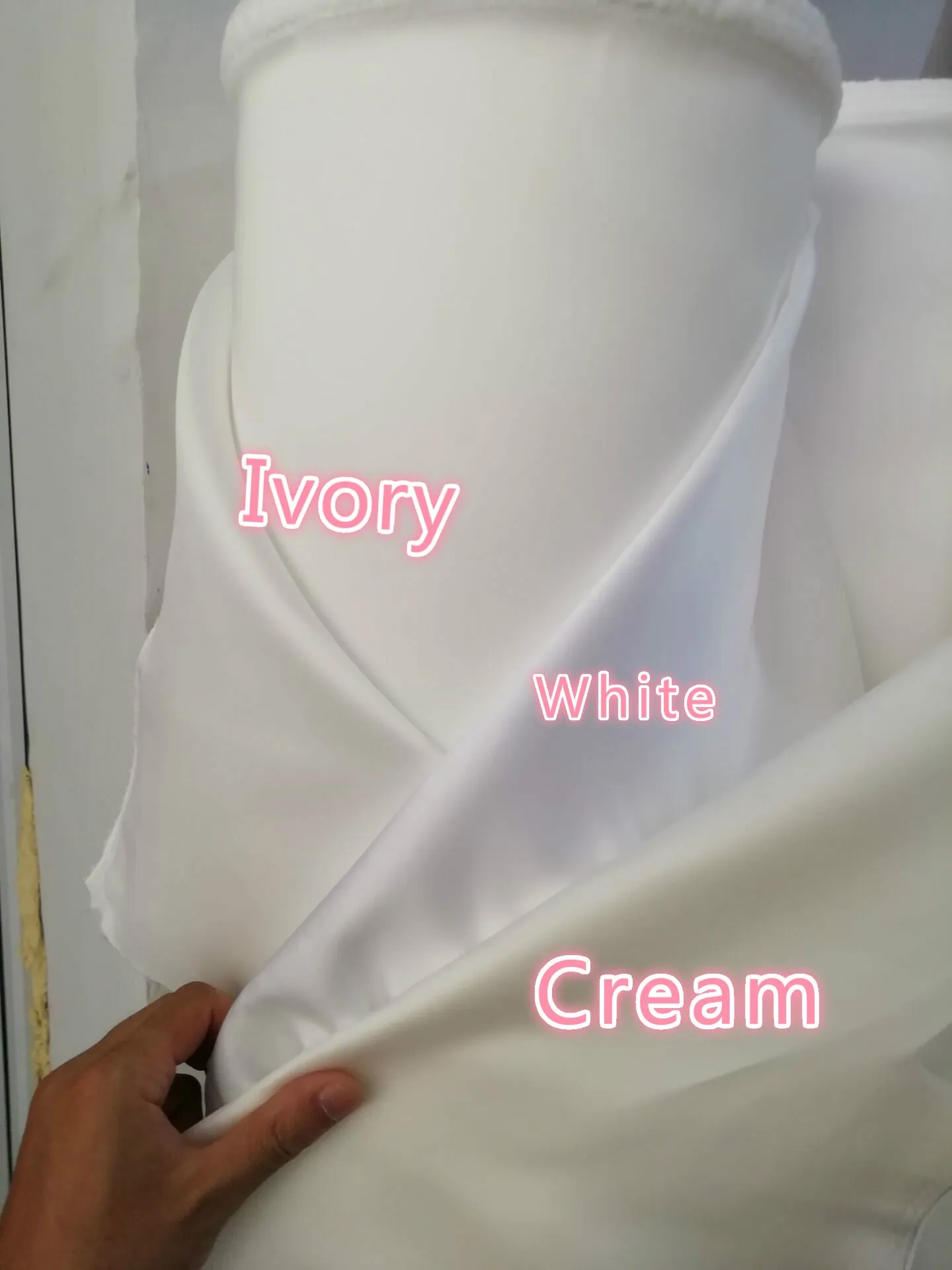 Simple Satin Wedding Gown with Boat Neck
