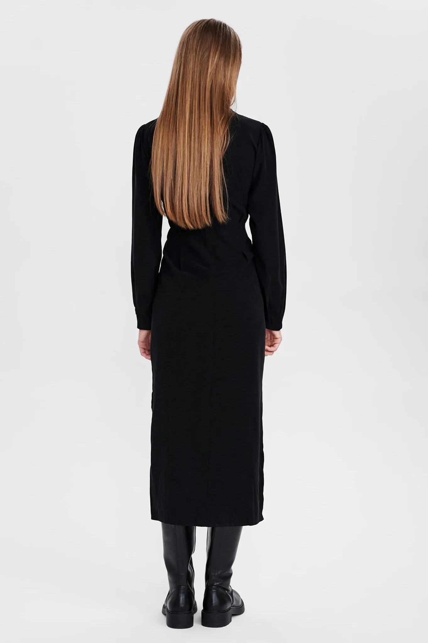 SISESSAN DRESS - Caviar