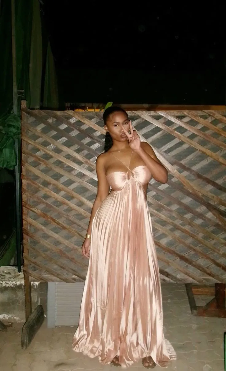 Spaghetti straps sexy halter elegant party prom formal evening dress     fg7486