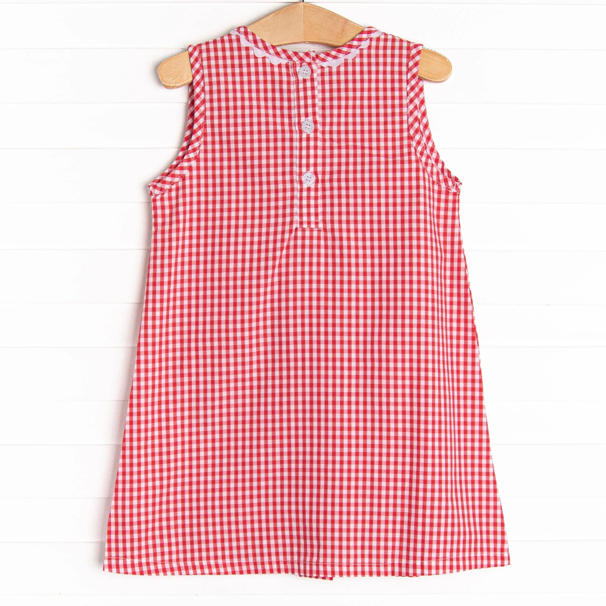Spelling Bee Sweetie Applique Dress, Red