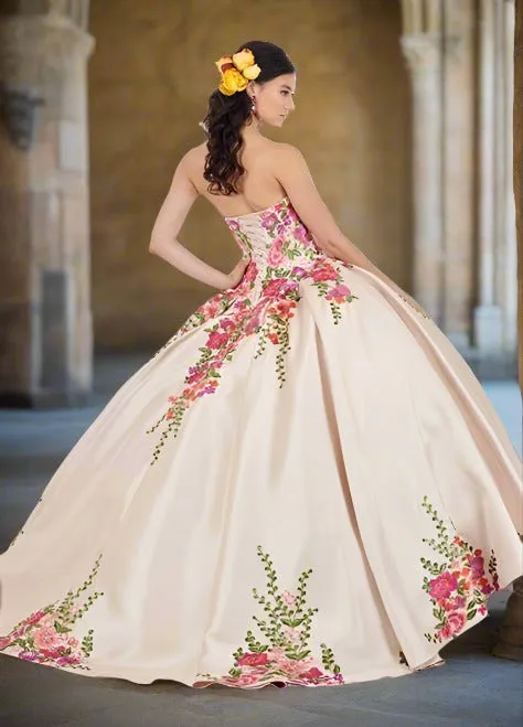 Strapless Mikado Ballgown
