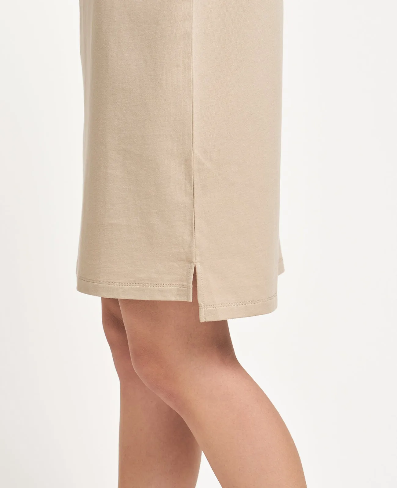 Supima Boat Neck Tee Dress