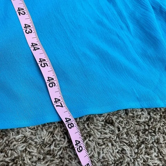 Sweet Lovely By Jen Boutique Blue Open Back Halter Top Dress Size Medium NWOT