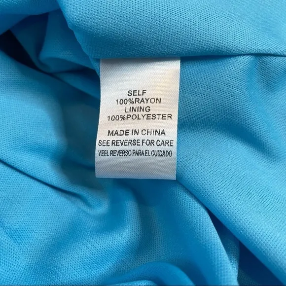 Sweet Lovely By Jen Boutique Blue Open Back Halter Top Dress Size Medium NWOT