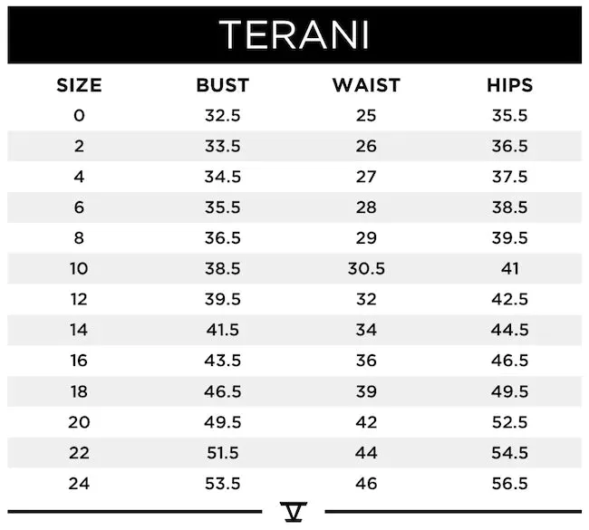 Terani Couture 241E2419 - Pleat Draped Evening Dress