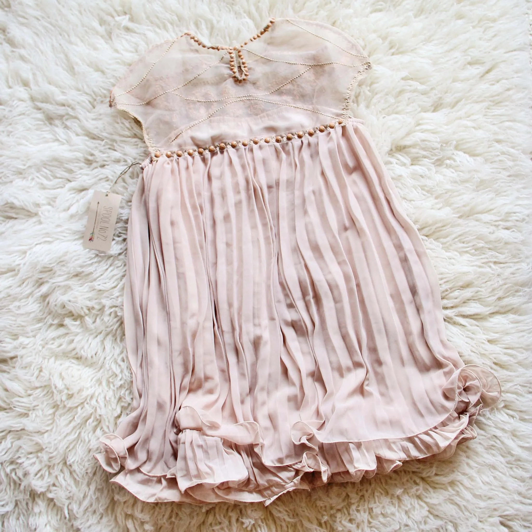 The Hallie Dress in Blush