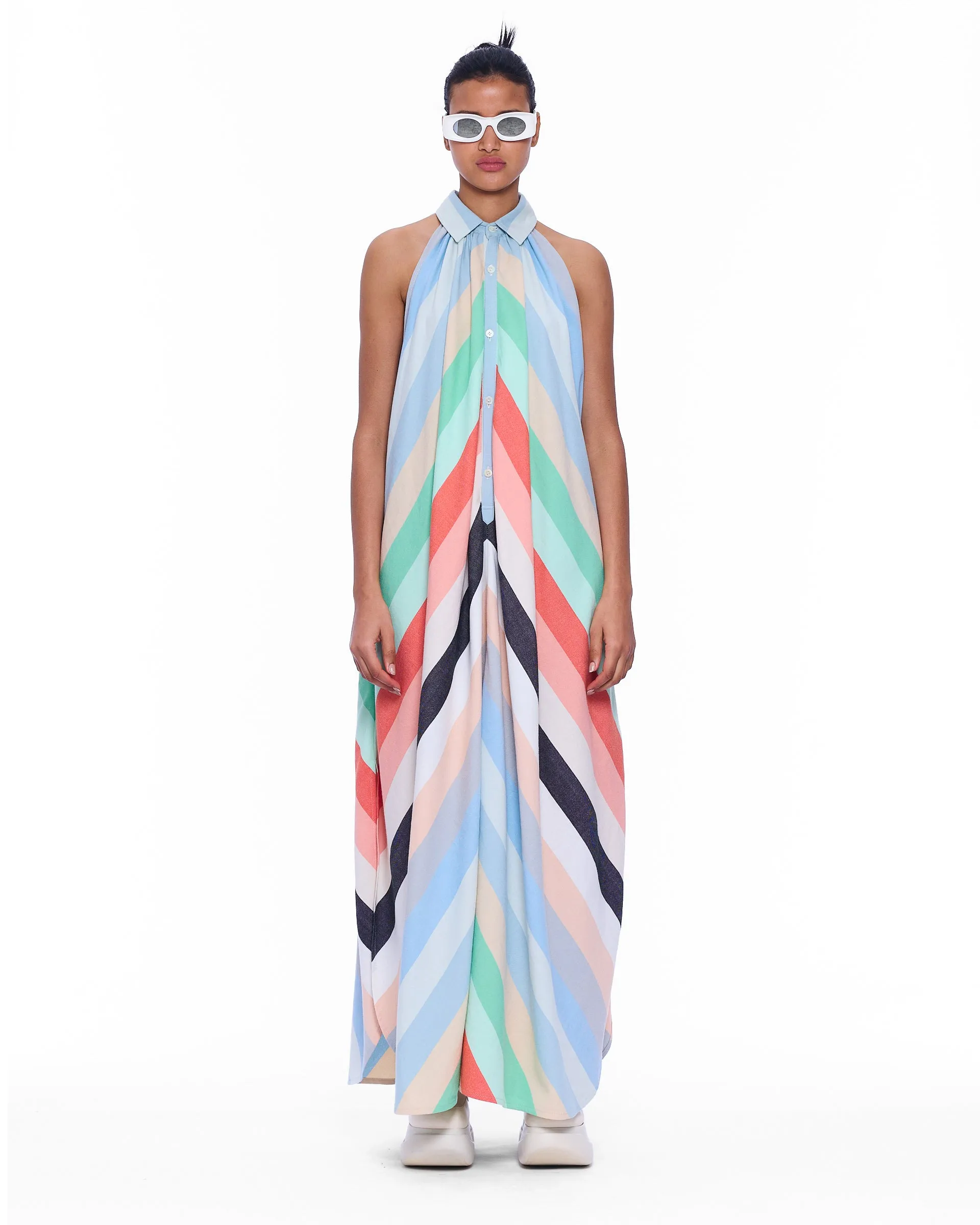 The Halter Dress : Stripe 32