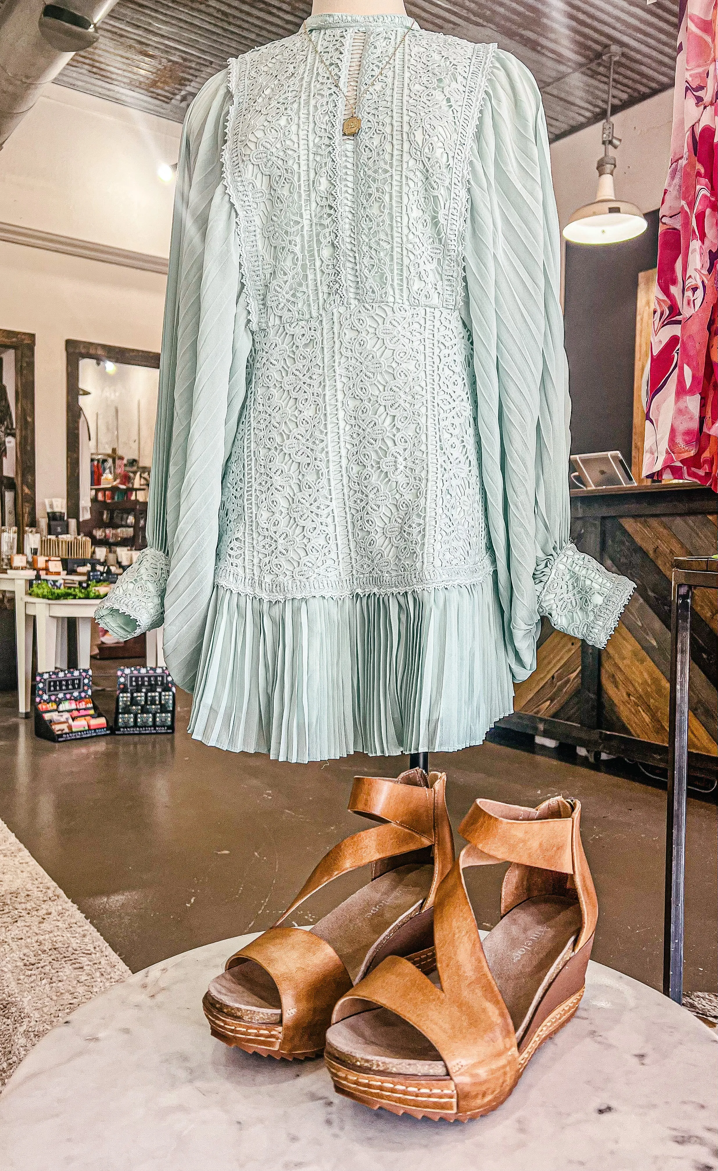 The Pleated Lucy Dress