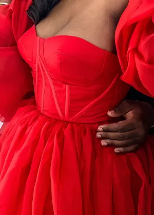 The Red Sofia Dress