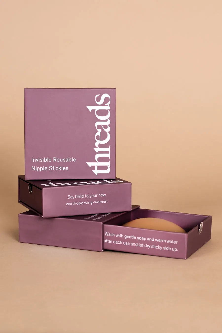 Threads Invisible Reusable Nipple Stickies