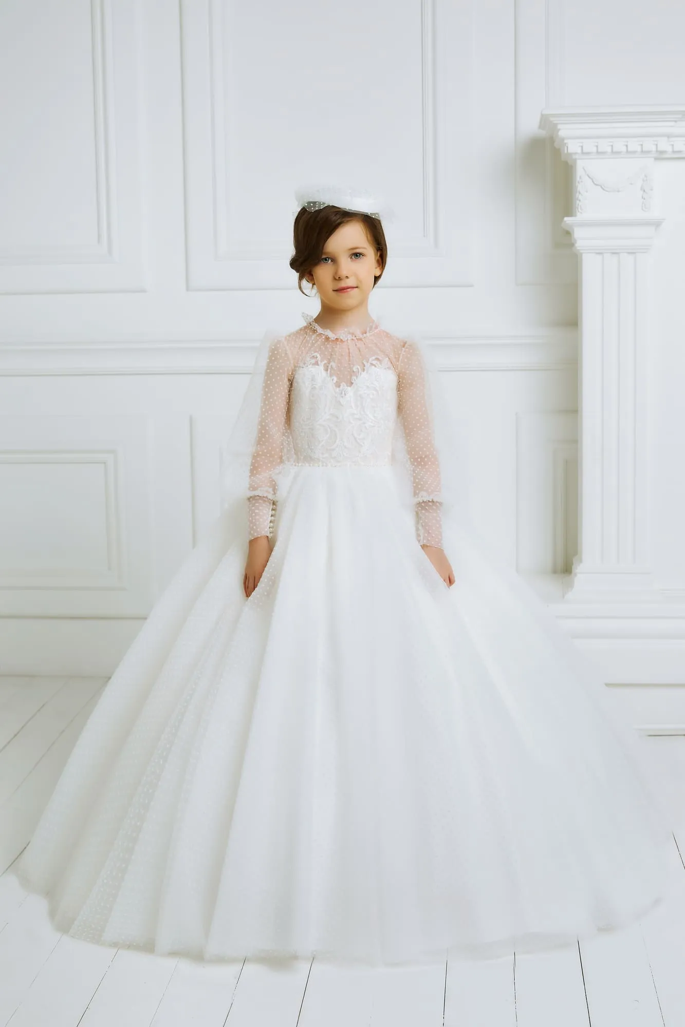 TIANA FIRST COMMUNION DAY DRESS FOR GIRLS