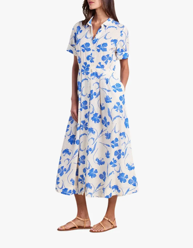 Trovata Aster Dress in Blue Iris