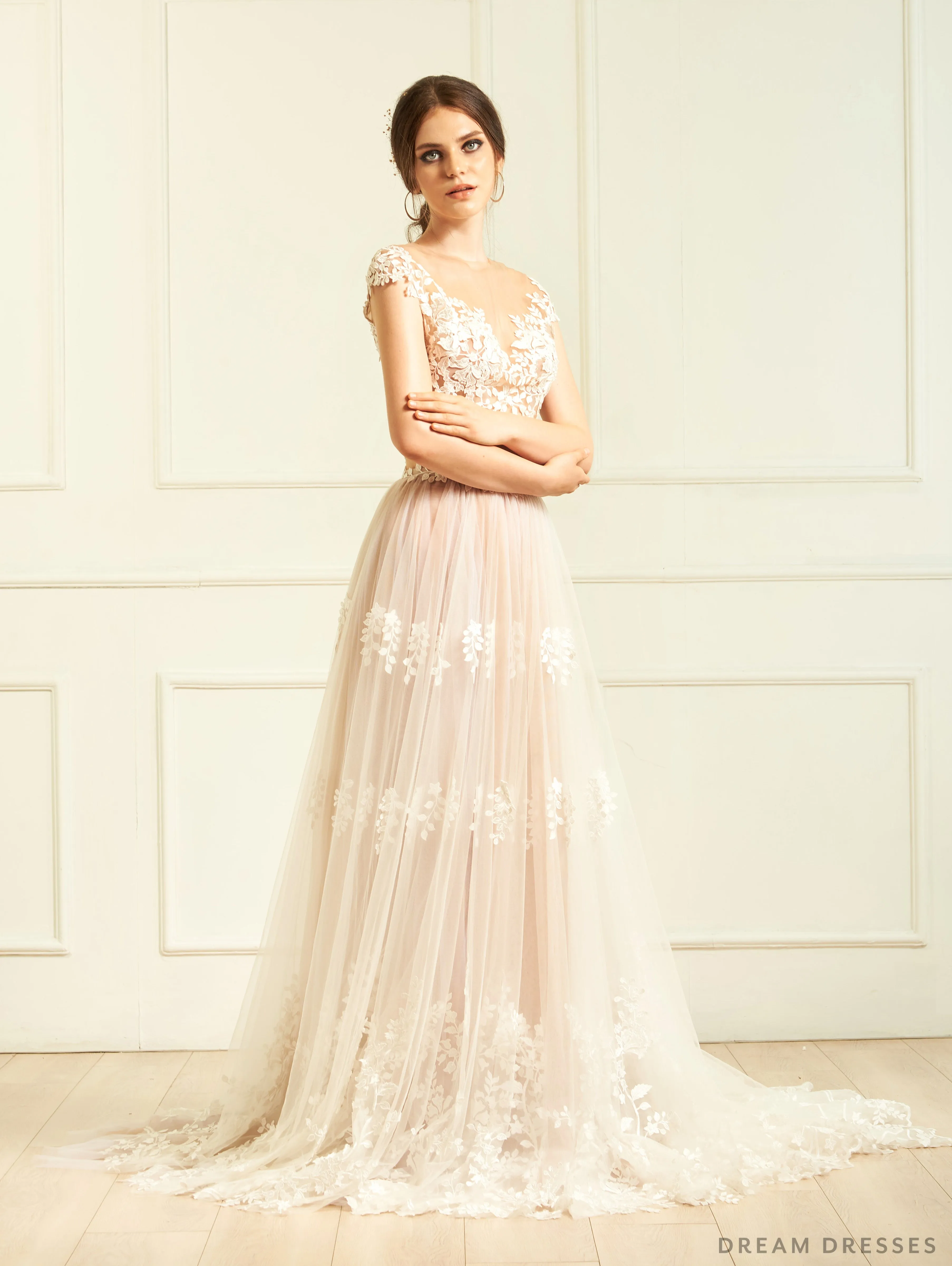 Two-Piece Wedding Dress (#Amelia)